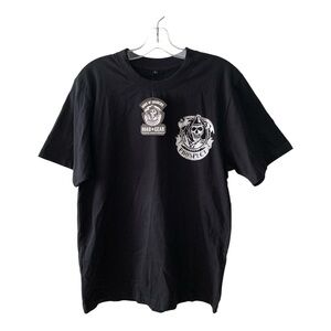 Sons of Anarchy T Shirt Size Large Black Prospect Reaper Biker Edgy